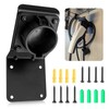 Anina EV Charger Holder for SAE J1772, Space Saving Downward