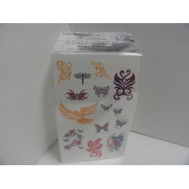 Wild and Wicked Winged Embarkment Face and Body Tattoos