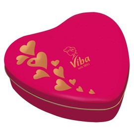 Viba Nougat Mini Gift Tin (Small Heart)