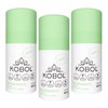 KOBOL NATURA| 3 Piezas de Desodorante Natural Eucalipto-Limón Vegano Push
