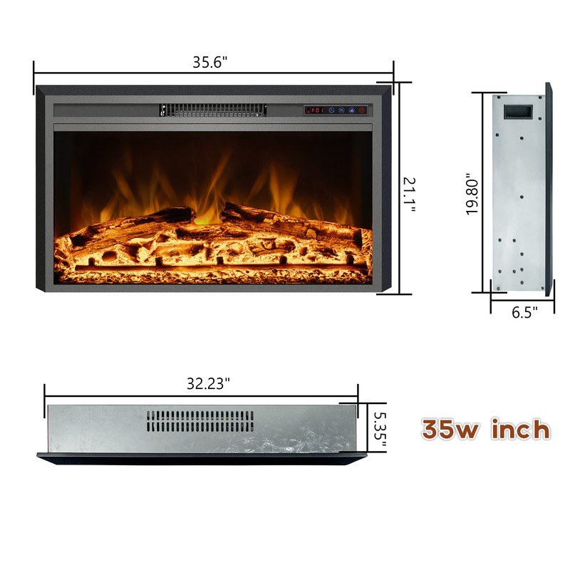 Kentsky Trim Kit for 35.6" W x 21.1" H Electric