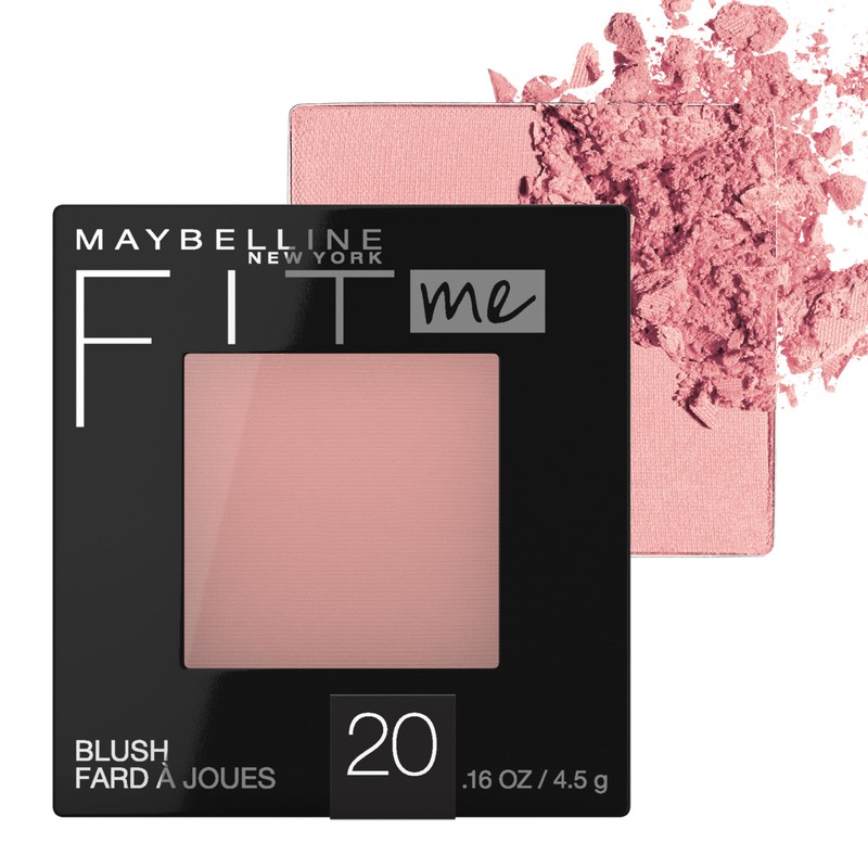 Maybelline New York Fit Me Blush, Mauve, 0.16 Ounce