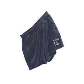Venice Surf Club Cotton/Microfiber Fuzzy Unisex Post-Surf Lounge Shorts (US, Alpha, Small, Medium, Regular, Regular, Anthracite)