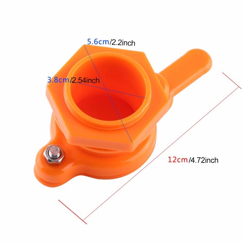 Honey Gate Valve 2pcs Extractor Tap for Honey Bucket Spout