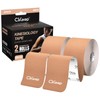 CKeep Kinesiology Tape, Uncut 2 Rolls, Original Cotton Elastic Premium