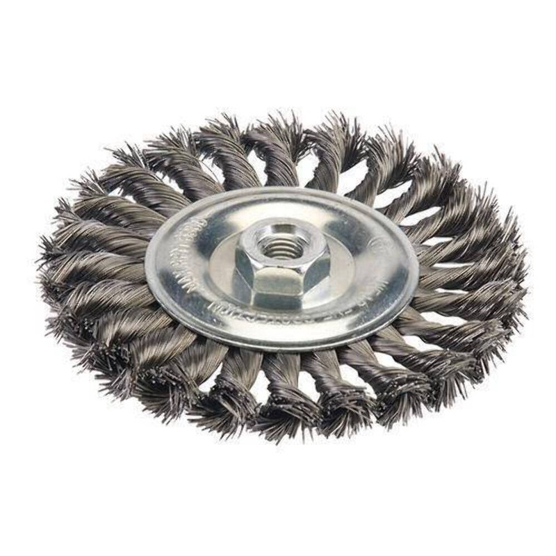 Silverline 656640 Steel Twist-Knot Wheel 115 mm