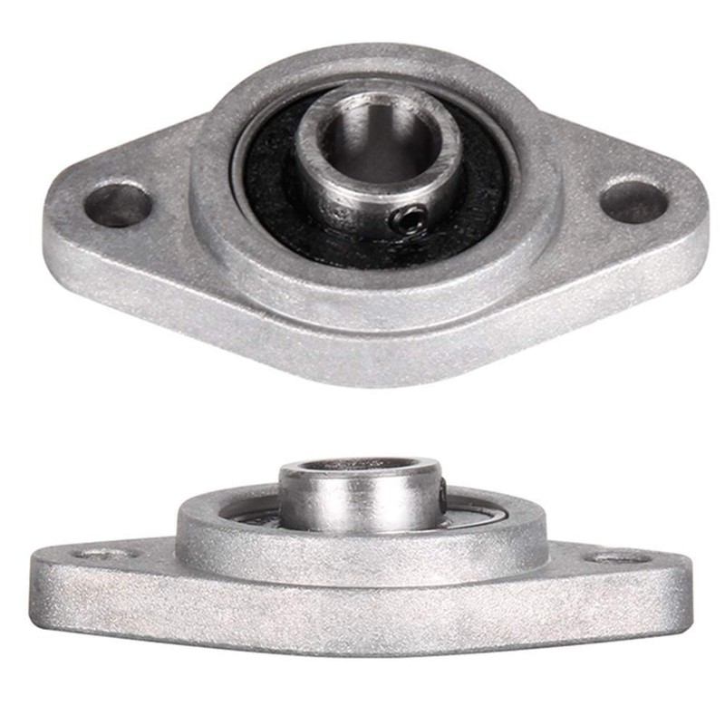 3pcs Flange Ball Bearings KFL08 Mount Bearings Flange Pillow Block