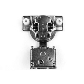 Berta (10 Pieces) 1/2 inch Overlay Face Frame Hinges, 105 Degree 6-Ways 3-Cam Adjustment Concealed Kitchen Cabinet Door Hinges with Dowels