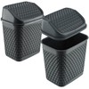 KADAX Rubbish Bin with Swing Lid, Waste Bin with Lid,