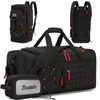 Bosstin Gym Bag for Men & Women, 45L Travel Duffle