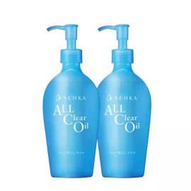 Senka 센카 올 클리어 오일 230ml 2개 [TISS 퍼펙트 오프 오일 230ml 2개] Senka All Clear Oil 230ml 2pcs [TISS Perfect Off Oil 230ml 2pcs]