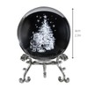 JFTOSALE 2.3in 3D Christmas Tree and Santa Claus Crystal Ball
