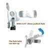 Fpz-bd Chain Link Fence Gate Latch，Wall Mount Fence Gate Latches