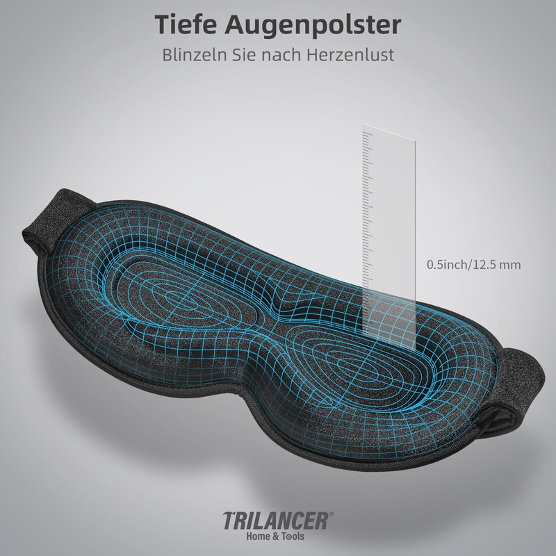 Eye Mask, Sleeping Mask, Side Sleeper, 3D Sleeping Mask, Eye