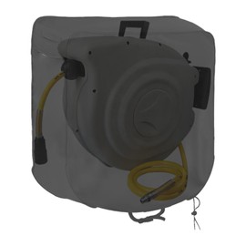 UOIENRT Garden Wall-mounted Hose Reel Cover, Protect Garden Hose Reel (24"L x18"Wx24H")