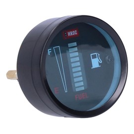 Fuel Meter Gauge Indicator, Fuel Gauge Pointer Universal Fuel Tank Meter, 52mm Dia 12V LED Adjustable Resistance for Auto Motorcycle Boat, LED Fuel Gauge,Fuel Meter Gauge Indicator for Car Motorcycle