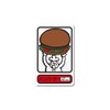 General Sticker Retro Vending Machine Sticker Hamburger Illustration Vending Machine