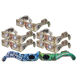Christmas 3D Glasses - Holiday Eyes (R) Angel Christmas Glasses 6 Pair Variety Pack -5 Angel Glasses and 1 Christmas/New Years Fireworks Glasses -All Folded, Ready to wear
