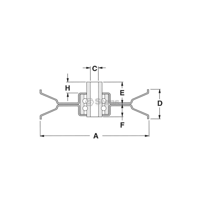 Stens 280-386 Heavy-Duty V-Idler