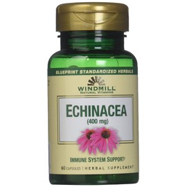 Windmill Echinacea 400mg Capsules, 60 Count (Pack of 1)