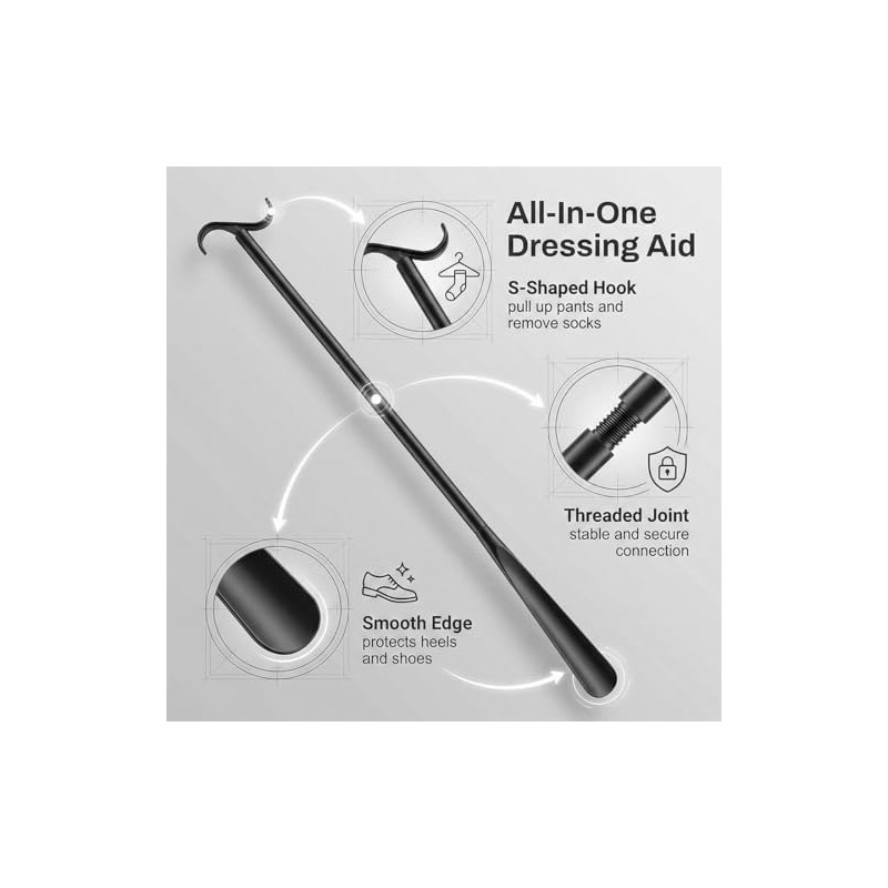 Pull-Out Aid for Compression Stockings, Socks, Multifunctional Sock Dressing Aid,