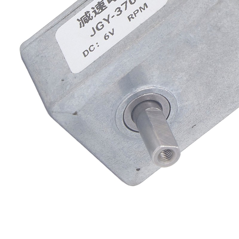 Double Shaft DC Gear Motor 25kg.cm 12mm Self Locking Reversible