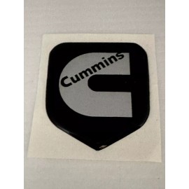 1 GRILLE EMBLEM fits RAM Diesel 1994-2002  Black/Silver