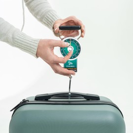 Stop & Lock Luggage Scale with Tape Measure