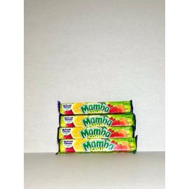Mamba Sours Fruit Chew Candy Bulk Sour Candy 24 packs 2.80 oz Box - 4 pack