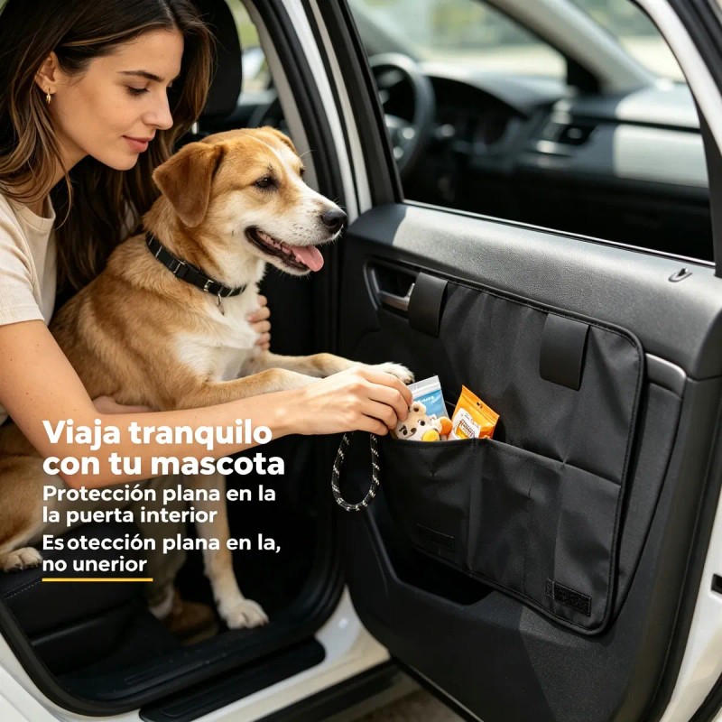 Protector Impermeable De Puerta De Auto Antiarañazo De Perro