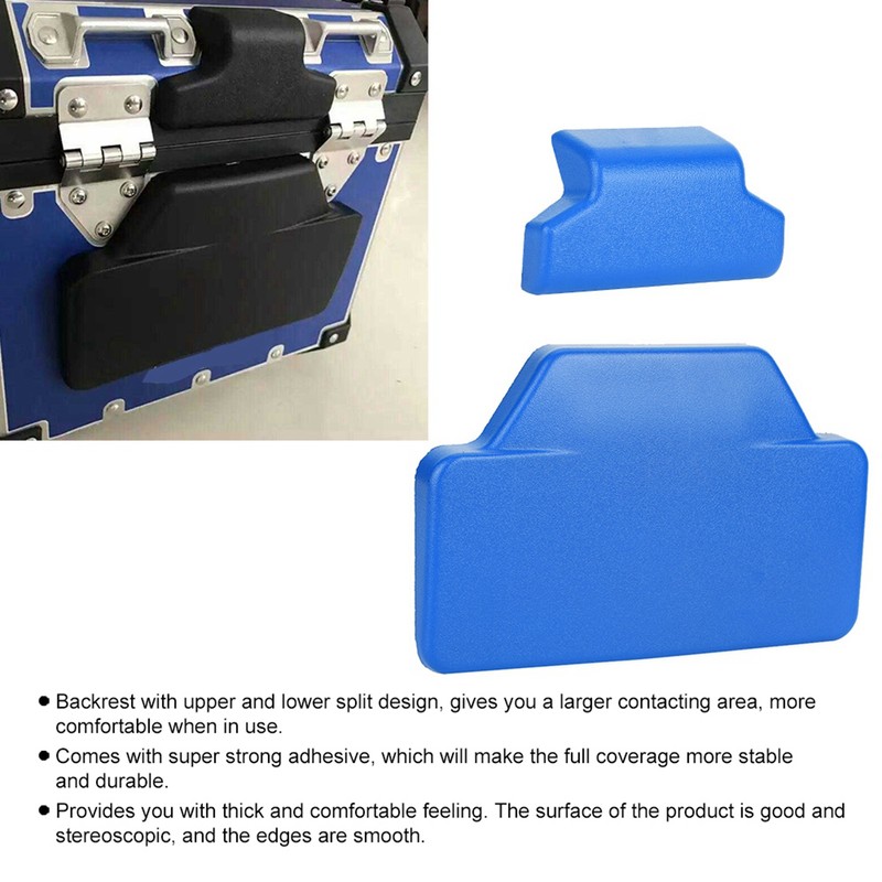Rubber Rear Pad Saddlebag Trunk Passenger Backrest Accessory Fit for