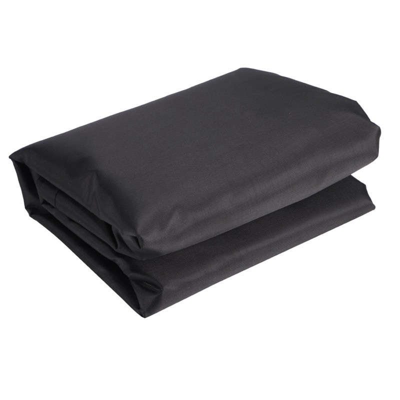 Black Portable Folding Bed Cover Furniture Dust Proof Protective Cover