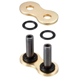 DID Unisex Adult 530VX3GB N Chain Lock, Gold & Black, One Size
