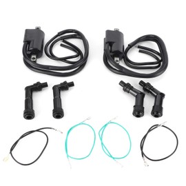 Ignition Coils Fits CB350F CB400F CB500 CB550 Ignition Coil + Spark Plug Cap Set 30510‑333‑013