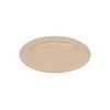 GET DP-506-T-EC Melamine Round Appetizer Plates, 6.5", Tan (Set of