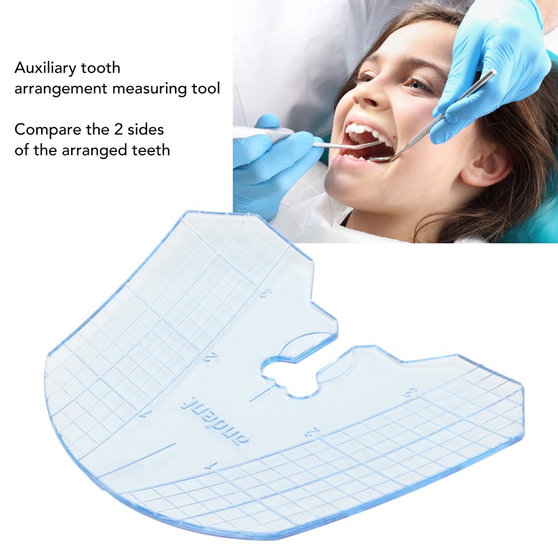 Dental Guide Plate Clear Accurate Measurement Dental Teeth Arrangement Guide