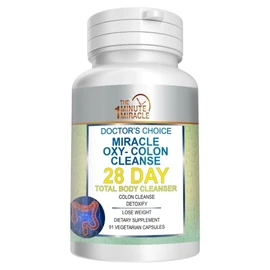 The One Minute Miracle Miracle Oxy-Colon Cleanse 28 Day Colon Cleanser