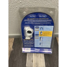 Universal VacPan By Plastiflex Dual Function Central Vacuum Inlet System Baseboard Mount