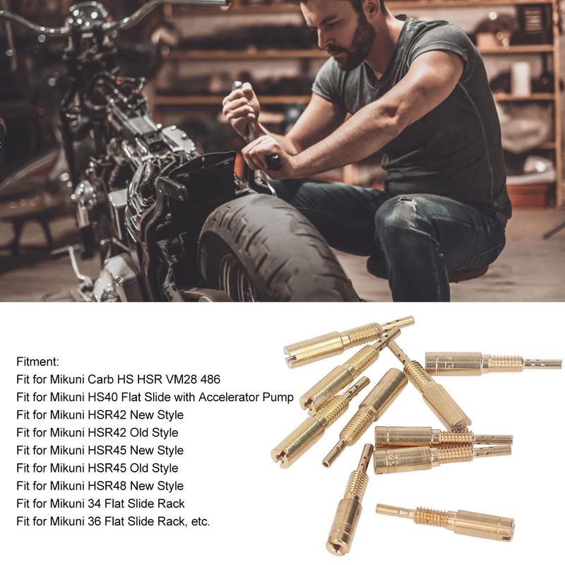 Pack of 10 Motorcycle Carb Pilot Slow Jet Carburettor Pilot