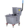 TableTop King 36 Qt. Gray Mop Bucket & Wringer Combo