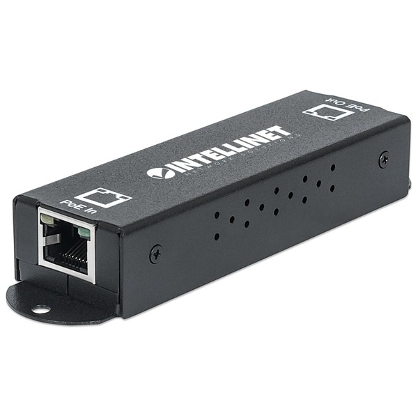 Intellinet 1-Port Indoor Gigabit PoE+ Extender Repeater – 25W Power