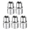 HARFINGTON 5pcs E-Torx Socket 3/8" Drive E11 Star Female Socket