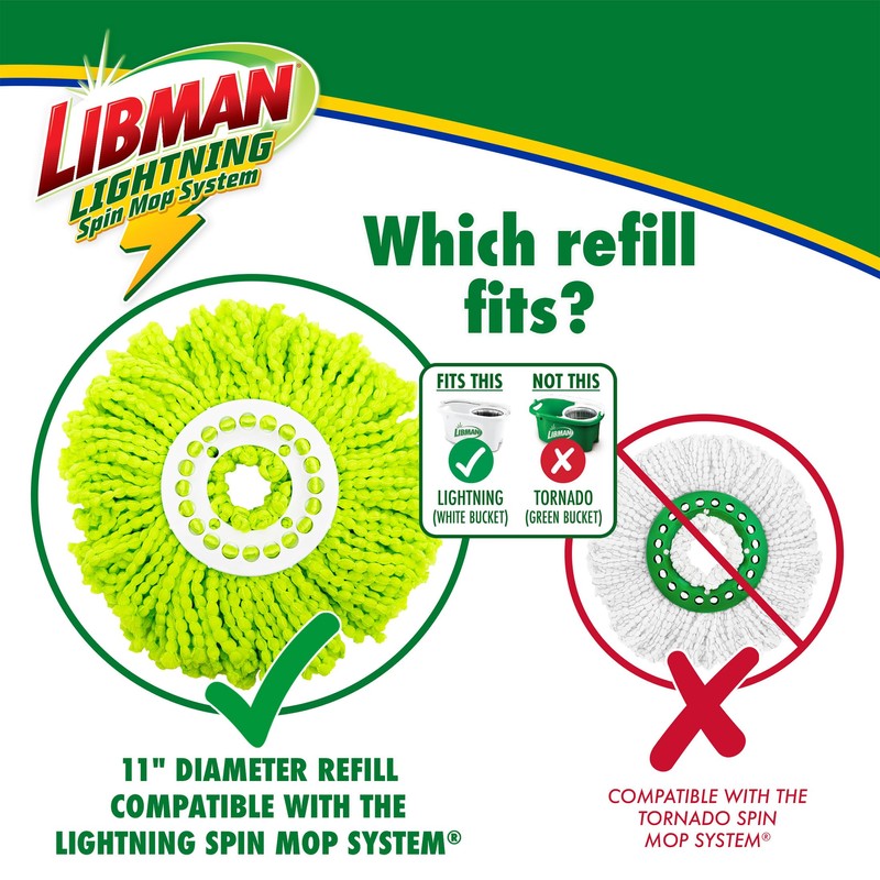 Libman Lightning Spin Mop System | Mop and Bucket with