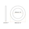 QUARKZMAN M30 Washer, Pack of 2 Brass Ring Washers 54