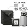 ELPHECO 13 Gallon Trash Bags, 60 Count Trash Bags for