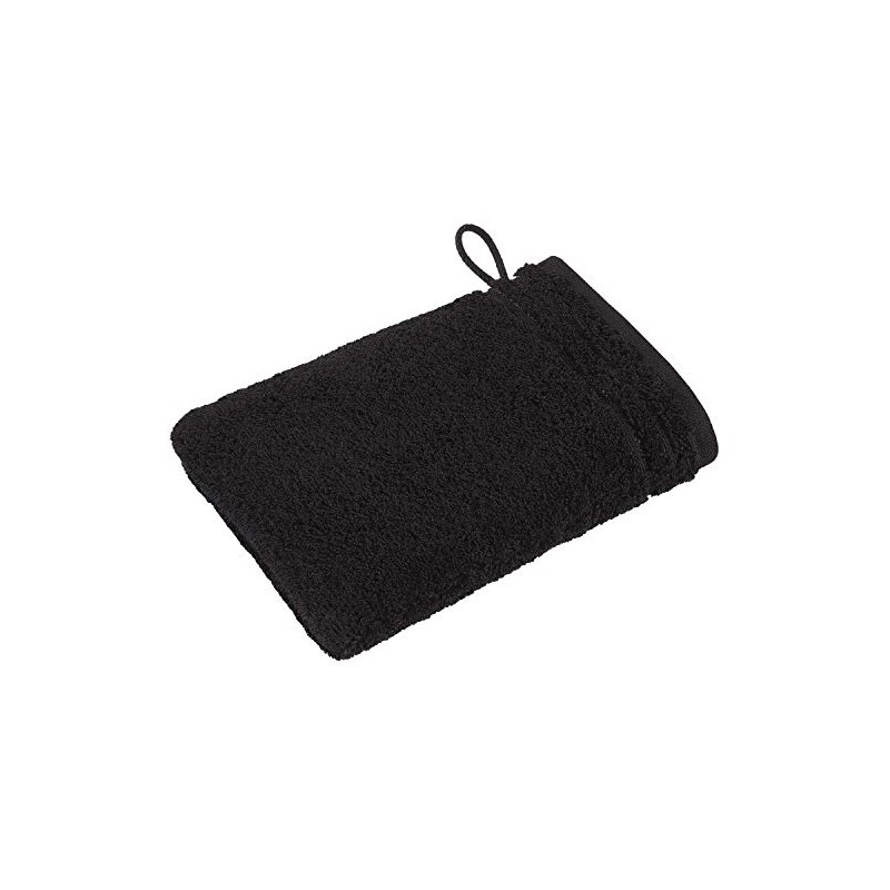 Vossen Wash mitt black size 16x22 cm