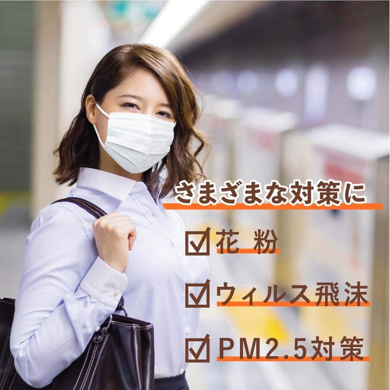 Hakugen Earth Comfort Guard Standard Mask, 40 Pieces