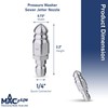 MAACFLOW MAACFLOW Sewer Jetter Nozzle For Pressure Washer Stainless Steel