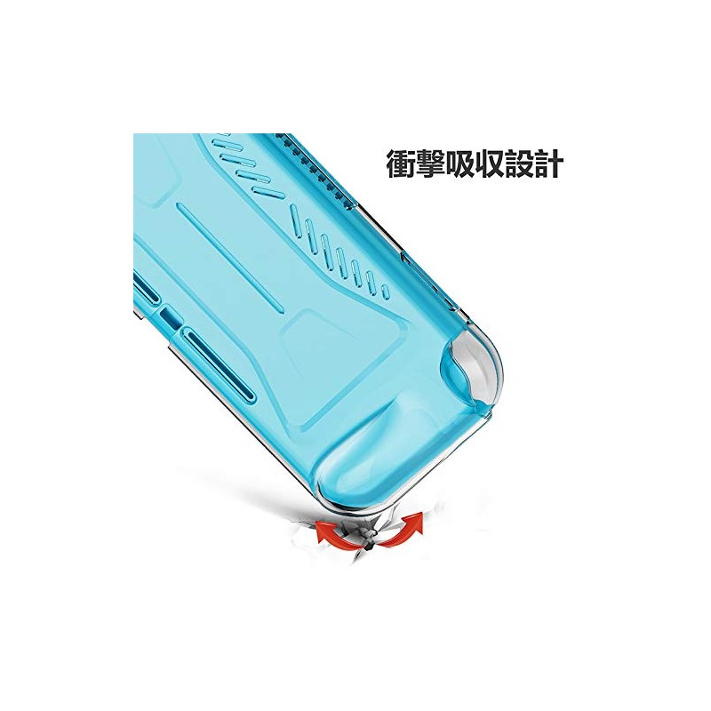 Ryo Raku Seikan Switch Lite Compatible Protective Case, Clear Switch