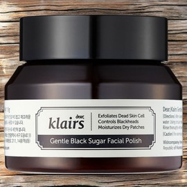 Klairs Skin Nutrition Skin Care Gentle Black Sugar Facial Polish Scrub 1ea 110g / 클레어스 피부영양 피부관리 젠틀 블랙 슈거 페이셜 폴리쉬 스크럽 1개 110g